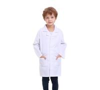 TopTie Bata de Laboratorio, Ropa protectora para niños, médico Abrigo, representaciones teatrales, juegos de rol y experimentos científicos.