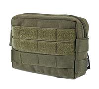 TOPTIE Bolsa táctica Molle, Bolsa de administración Horizontal pequeña Utilidad EDC Gear Tool Bag-Verde