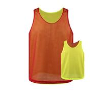 TopTie Chaleco de Entrenamiento Reversible Fútbol para Adultos Jóvenes | Malla de Poliéster, Camiseta Transpirable, Doble Uso, Equipos Deportivos, Pechera Baloncesto Eventos
