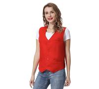 TopTie Chaleco Unisex de Trabajo con Botones y Bolsillos