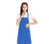 TopTie Delantal con Peto de Chef con Dos Bolsillos Delanteros para Hacer Dibujos de Barbacoa en la Cocina, 23 1/2 "W x 27 1/2" L