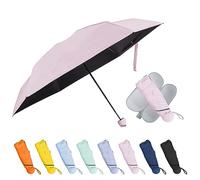 TopTie Mini Paraguas Portátil Sombrilla Mujer y Hombre Paraguas Plegable Antiviento Paraguas de Viaje 40 Pulgadas (100 cm) de Arco del Dosel