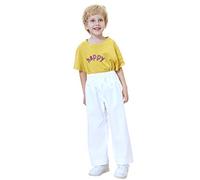 TopTie Pantalones de artes marciales, traje de karate para adultos y niños, color blanco, talla 00
