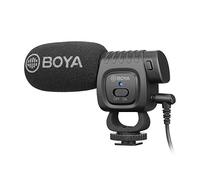 TOPTOO BOYA BY-BM3011 Micrófono Condensador de dirección cardioide Compacto con TRS TRRS Cables de Audio para tabletas con teléfono Cámaras DSLR Videocámaras Grabadoras de Audio Computadoras