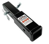 TOPTOW 643333 - Tubo Receptor de Enganche Gancho Remolque Coche, 2 Pulgadas, Longitud 7 Pulgadas