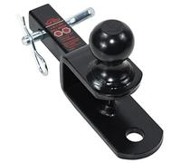 TOPTOW Soportes de Bola de Remolque para ATV/UTV, Bola de 2 Pulgadas, Pasador de Horquilla, se Adapta a Receptor de 1 1/4 Pulgadas