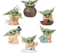 Toptoys2u Bargain Bundles Star Wars The Mandalorian - La Colección de Recompensas 2.5" 6cm El Niño Figura, Bebedero, Envolvente, Ofrenda Campana, Set de 3 Multicolor Estándar