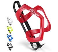 toptrek Portabotellas para bicicleta, apertura bidireccional, soporte para bebidas, ligero y fuerte, soporte para botellas de bicicleta, con tornillos de fijación, colorido portabotellas para