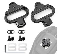 toptrek SPD Cleats compatible con Shimano SPD SH51, SPD Cleats para pedales SPD de 2 orificios/zapatos Cleats, Cleats Set con placas antideslizantes, Cleats de alta calidad para ciclismo de interior