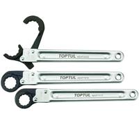Llave de anillo con trinquete TOPTUL 10 mm einseitig aufklappbar