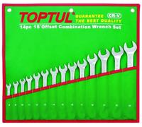 Inserto para carro de herramientas TOPTUL 14uds. 8 - 24mm 15 gradosos de inclinación