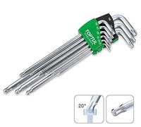 Juego de llaves hexagonales TORX TOPTUL GAAL0928