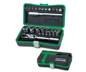 TOPTUL GADW2701 - Juego de herramientas (1/4")