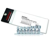 TOPTUL GBAG0701 Juego de llaves de vaso