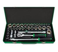 TOPTUL GCAD3803 Juego de llaves de vaso