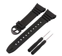 Topuly Correa de reloj de resina de repuesto adecuada para Casio 3239 W-96H W96H W96 correa de reloj pulsera para hombres y mujeres