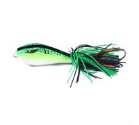 Topwater - Señuelo de ranas de 90 mm, 9,5 g, cebo suave artificial para pesca en agua dulce y salada, postura de natación, gancho realista de púas, adecuado para varios métodos de pesca para