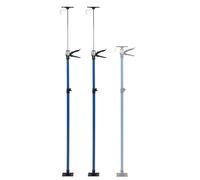 TOPWAY 2 Piezas Puntales Puerta Techo Tensor Soporte Expansión Telescópico Ajustable 115-290 cm Soporta Hasta 30 kg