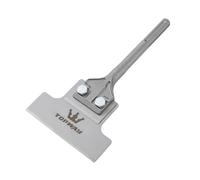 TOPWAY Cincel rascador de suelo SDS Max de 6 pulgadas de alta resistencia de 300 mm × 150 mm para quitar azulejos, adhesivo de suelo, linóleo, hormigón, mortero y superficies de pared 121123