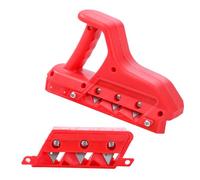 TOPWAY Cortador Rápido de Pladur 45° y 60°, Herramienta Manual para Biselar Bordes de Paneles de Yeso, Cepillo de Cantos para Trabajos en Madera 347620