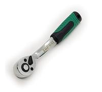 TOPWAY Llave de Carraca 1/4", Mango para Llave de Tubo de Liberación Rápida de 72 Dientes, Acero al Cromo Vanadio, Herramienta para Taller de Reparación de Automóviles, 150mm 421907