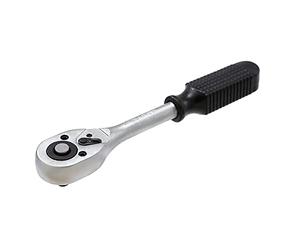 TOPWAY Llave de Carraca 3/8", Mango para Llave de Tubo de Liberación Rápida de 24 Dientes, Acero al Cromo Vanadio, Herramienta para Taller de Reparación de Automóviles, 200mm 422905