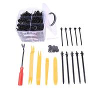 TOPWAY Remaches Plastico, 635PCs 16 Tamaños Universal Auto Clips de Nylon Remaches de Plástico Sujetador de Clips de la Carrocería del Automóvil Surtido con Herramientas de Extracción de Sujetadores
