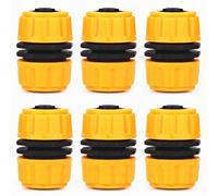TOPWAYS® 6 Piezas Jardín Manguera Reparador, Conector para Reparar 1/2'' Manguera de 12,5 mm