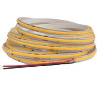 TOPXCDZ 220V COB LED Strip Light Cinta de luz flexible IC inteligente Sin necesidad de driver Iluminación lineal muy brillante con 296 LEDs RA90 blanco cálido, blanco natural, blanco frío (blanco
