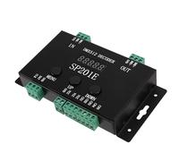 TOPXCDZ DC5V-24V DMX512 Controlador decodificador SP201E SPI señal direccionable IC RGB LED Pixel 5 canales PWM salida ws2811 2812 1903 tiras