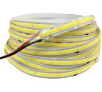 TOPXCDZ Tira de luces LED COB de 220V, cinta de luces Flexible IC inteligente, sin necesidad de controlador, alto brillo, 296 LED, iluminación lineal RA95, blanco cálido, 1-10m (6000K-Cool White, 5M)