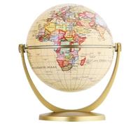 Topyond 10cm Mini Globo Antiguo, globo terráqueo niños, Mapamundi, Decoración Educativa para Escritorio
