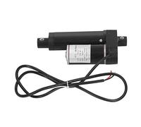 Topyond 12VDC Linear Actuator, 50mm 1000N Electric Linear Actuator, Small Electric Actuator Stroke Metal Gear Motor Linear Motion Actuator Aluminum Alloy Linear Actuator Black (Solenoide)