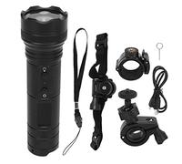 Topyond Cámara de Casco de Motocicleta 1080p con Soporte Fijo, cámara de equitación para Acampar y conducción Nocturna, 120 ° Gran Angular, un Control de Llave, súper batería,