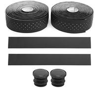 Topyond Cinta para manillar de bicicleta, 1 par de cinta para manillar de bicicletas de carretera con textura antideslizante, cinta para barra de bicicletas, accesorio para ciclism (En blanco y negro)