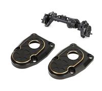 Topyond Cubiertas De Portal De Latón Axial Capra Treal Capra, Pesas, Nudillo De Dirección De Portal, Resistente Al óxido para SCX10 III AR45P 1/10, 2 Uds.