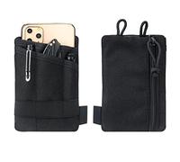 Topyond Herramienta Organizadora De Bolsillo Para Hombres, Mini Billetera, Organizador De Bolígrafos Y Llaves, Organizador De Bolsillo EDC, Estuche Para Cuchillos, Bolsa EDC,Herramienta Soporte, Negro