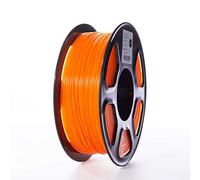 TOPZEAL Filamento de impresora 3D, filamento PLA de color transparente serie 1.75 mm, precisión dimensional +/- 0.05 mm, carrete de 1 KG para impresora 3D y lápiz 3D (Transparent-Orange)