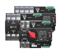 TOQ7e 2P 3P 4P generador de interruptor de alimentación dual a luz nocturna de energía urbana 220V 63A 100A 125A temporizador eWelink automático