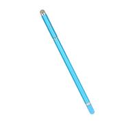 Toque la Aguja Capacitiva, Pluma de Escritura a Mano de Fibra óptica 4 en 1 para Tableta y Teléfono Móvil (Blue)