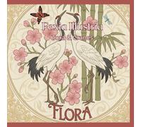 Tora & Cranes Art Nouveau Japan Coloring Book