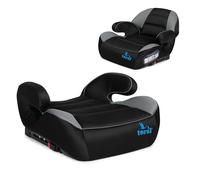 toral - Alzador Coche Niño Isofix i-Size - Asiento Elevador Niño - Se puede utilizar también sin Isofix - Silla Coche grupo 1 2 3 - Modelo Monza Negro