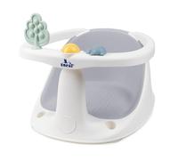 Toral Asiento Bañera Bebe Seguro y Estable - Soporte Bañera Bebe con Ventosas Antideslizantes, Cómodo y Resistente - Adaptador Bañera Bebe Práctico - Modelo Chapoteos Gris