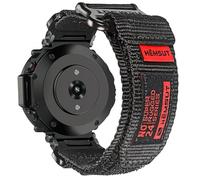 torbollo Correas de reloj compatibles con Amazfit T-Rex/T-Rex 2/T-Rex Pro/T-Rex Ultra, de nailon resistente con diseño de bucle tejido para hombres, T-Rex Ultra/Large, Negro