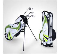 Torby Golfowe, Bolsas de club de golf para hombres/mujeres, bolsa con separador de 6 vías | Soporte pesado ultraligero y perfecto para terreno dos correas para un transporte fácil(Green)