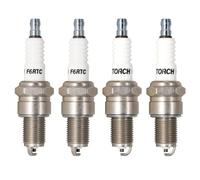 TORCH 4pcs F6RTC Bujía Reemplazo para N GK 7131/ BPR6ES, para BOS CH 7995/WR6DC 7900/WR7DC, para Cham pion RN9YC RN10YC RN11YC, para MTD 951-10292 751-10292 Torch Engine 131-039, OEM