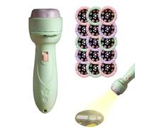 Torcha De Proyector - Niños Night Light | Juguete De Linterna Educativa | Proyección De Diapositivas De La Historia, Patrones De Animales De Dinosaurio, Ayuda Para El Aprendizaje Antes De Dormir,