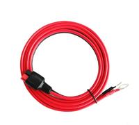 Torchlit Cable conector 45A 10AWG para panel solar ojal 1,5 m | Tinned Copper Core, Low Resistance, 8 mm Ring Terminal, for Solar Panels And Power Stations, PVC aislado