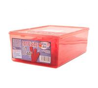 Torcidas Sin Azúcar - Regaliz Rojo Sabor Fresa - Estuche 150 Unidades - Golosinas Sin Azúcares Añadidos para Niños, Adultos y Diabéticos - Snack Saludable y Delicioso