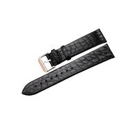 Torehueju 11/12/13/14/15/16/17/18/19/20/21/22mm Correa de reloj de piel de cocodrilo de color ultrafina y transpirable con cierre de pasador pulido